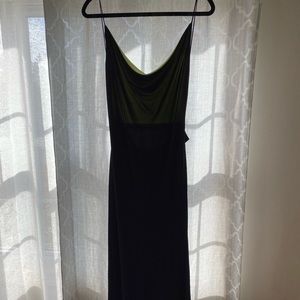 NWT Laundry by Shelli Segal Black Long Dress 8